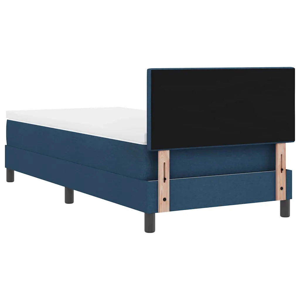 Letto a molle con materasso con led Blu 100 x 200 cm Tessuto 3342190