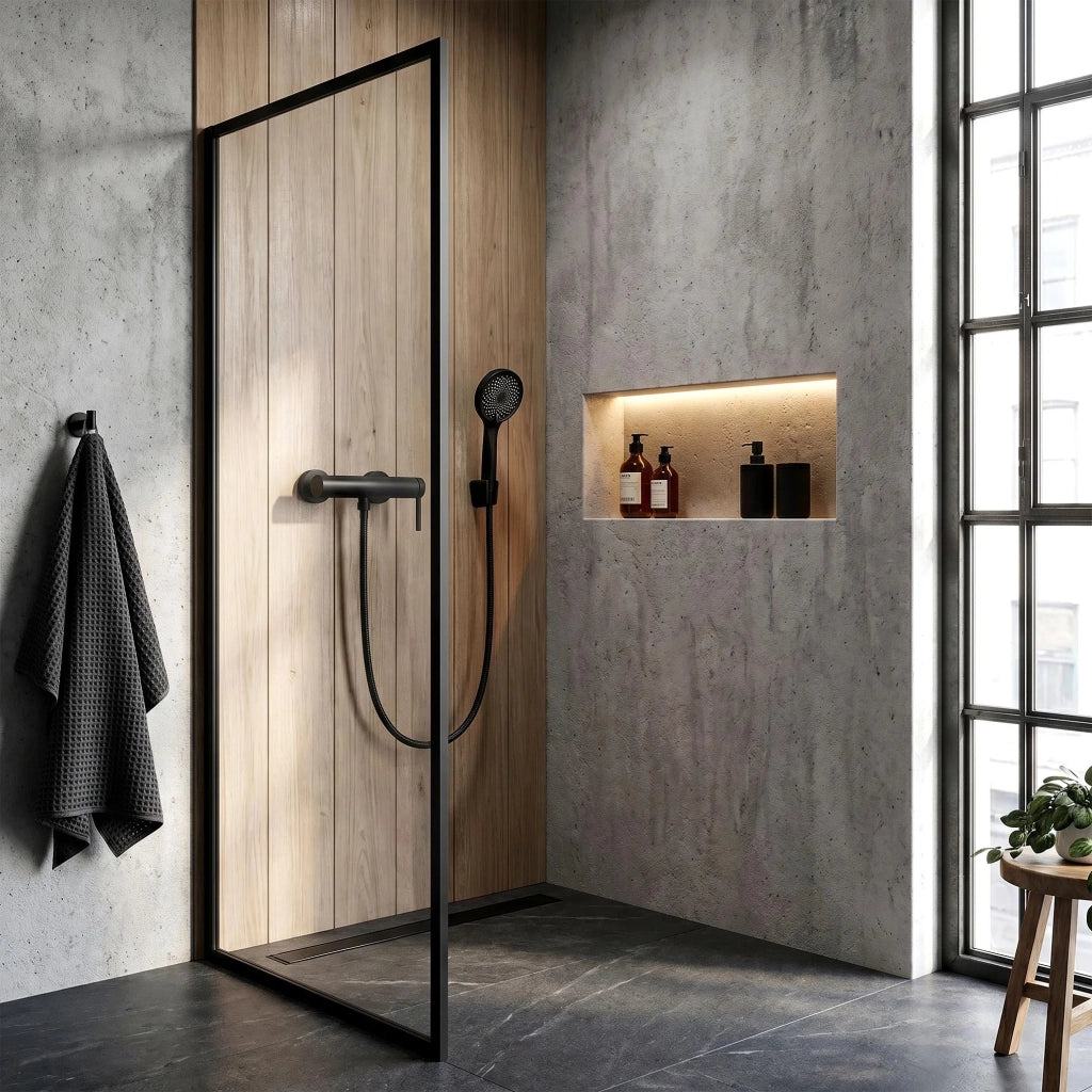 Rubinetto Doccia Rea Rivo Black