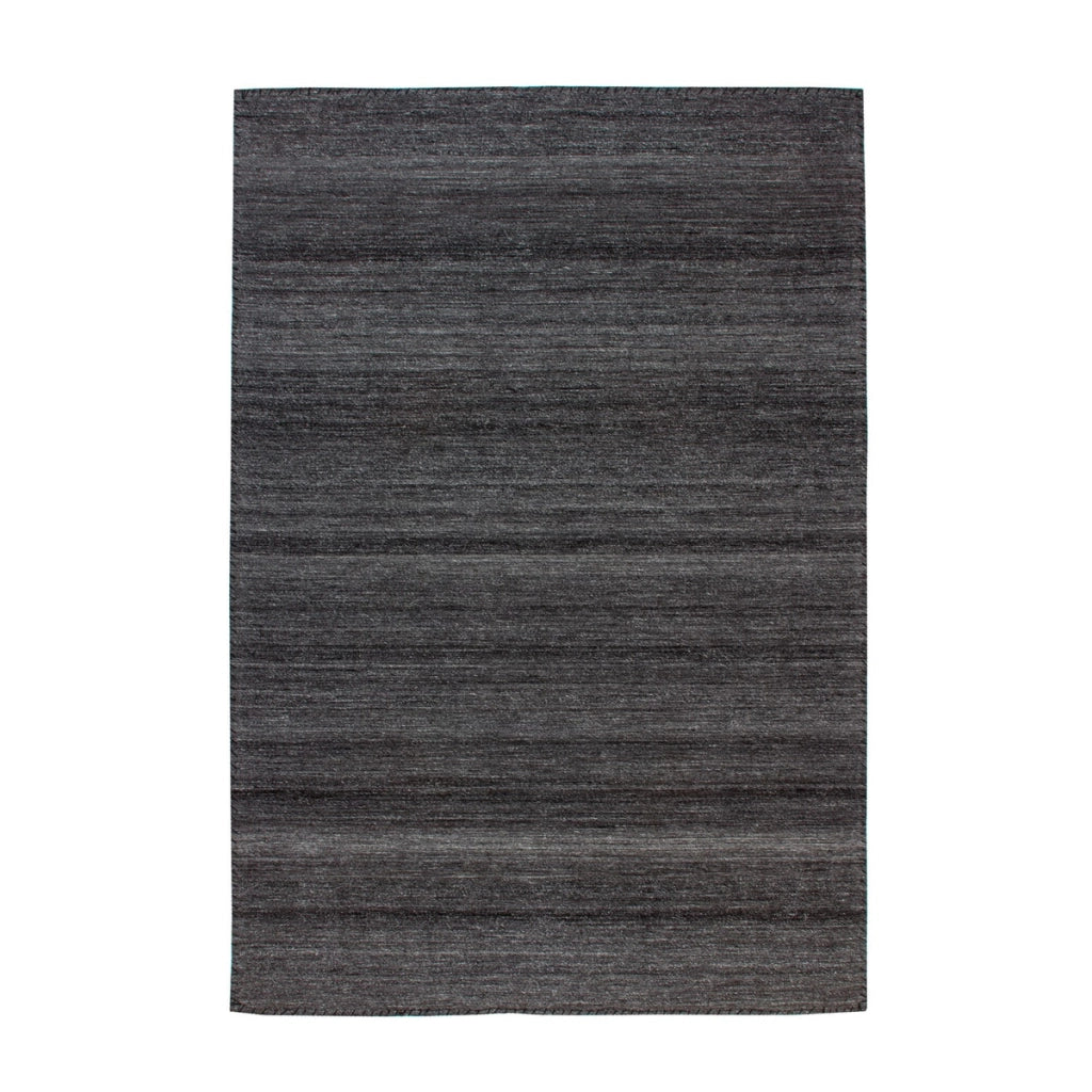 Tappeto Jacquard Phoenix in lana antracite