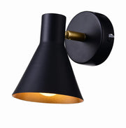 Applique Candellux LESS 21-70968 nero ottone metallo E14