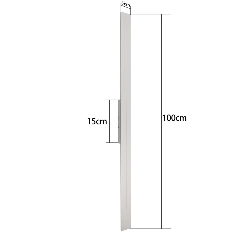 ZMH Applique LED bianca per interni 30cm 60cm 100cm