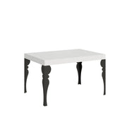 Tavolo allungabile 90x120/224 cm Paxor Bianco Frassino telaio Antracite