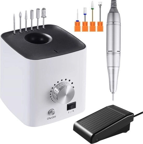 Vijilatrice elettrica per unghie - senza unghie - cura manicure - cura pedicure - anche per unghie in gel - cura perfetta per le unghie