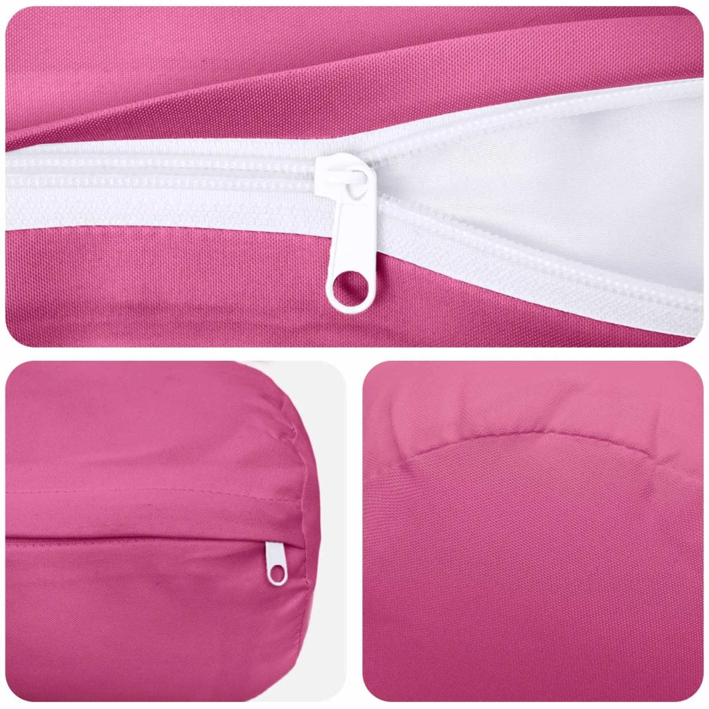 Federa 2 pcs HEERLEN Rosa Ø 15 x 40 cm Poliestere 923335