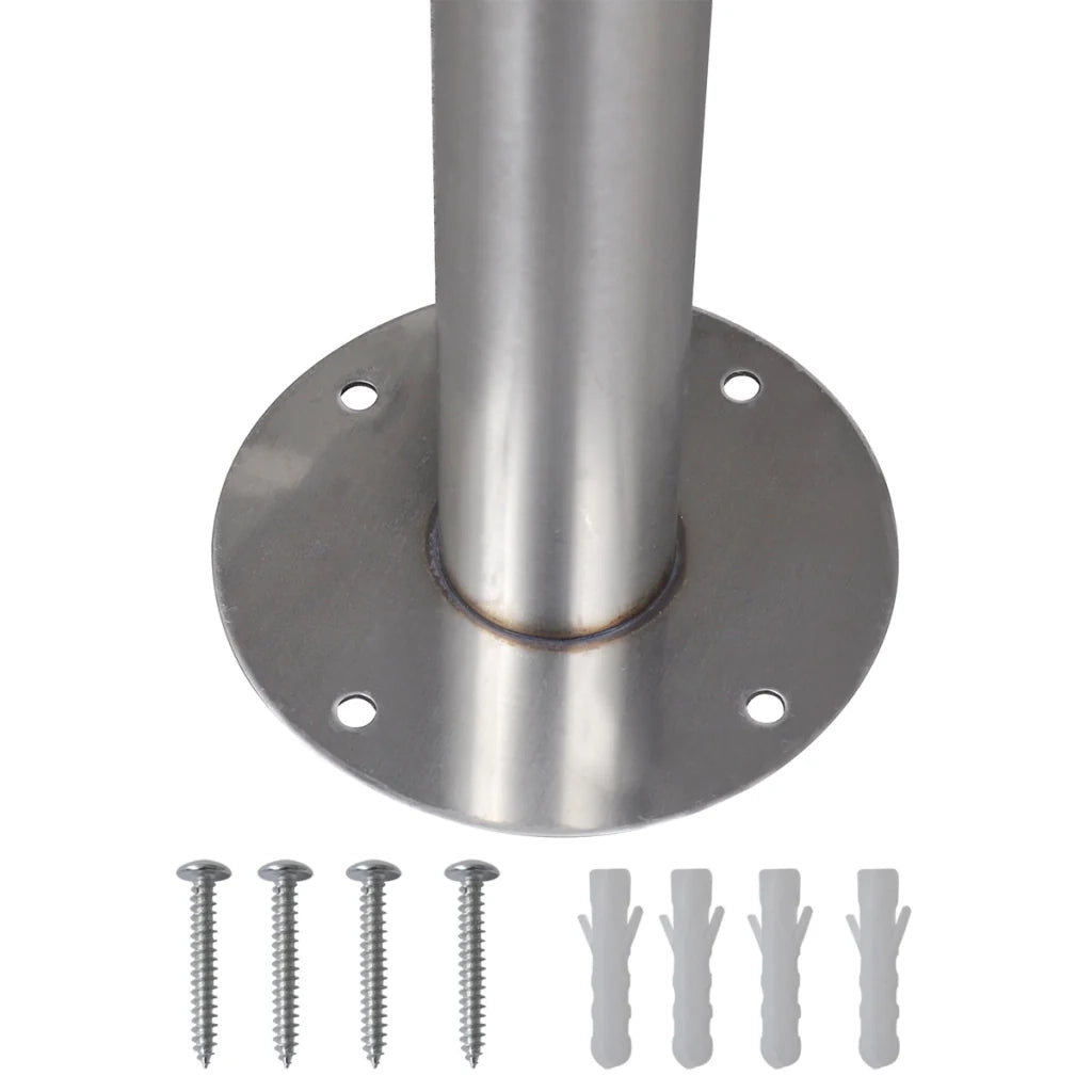 Supporto per cassetta postale in acciaio inox 120 x 100 cm 1002002