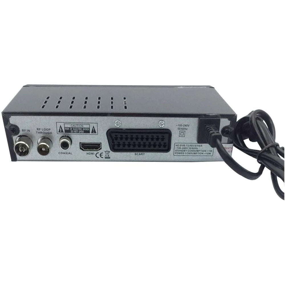 Trade Shop - Decoder Ricevitore Digitale Terrestre Dvb-t Tv Scart Hdmi Antenna 1080p Reg Pvr -