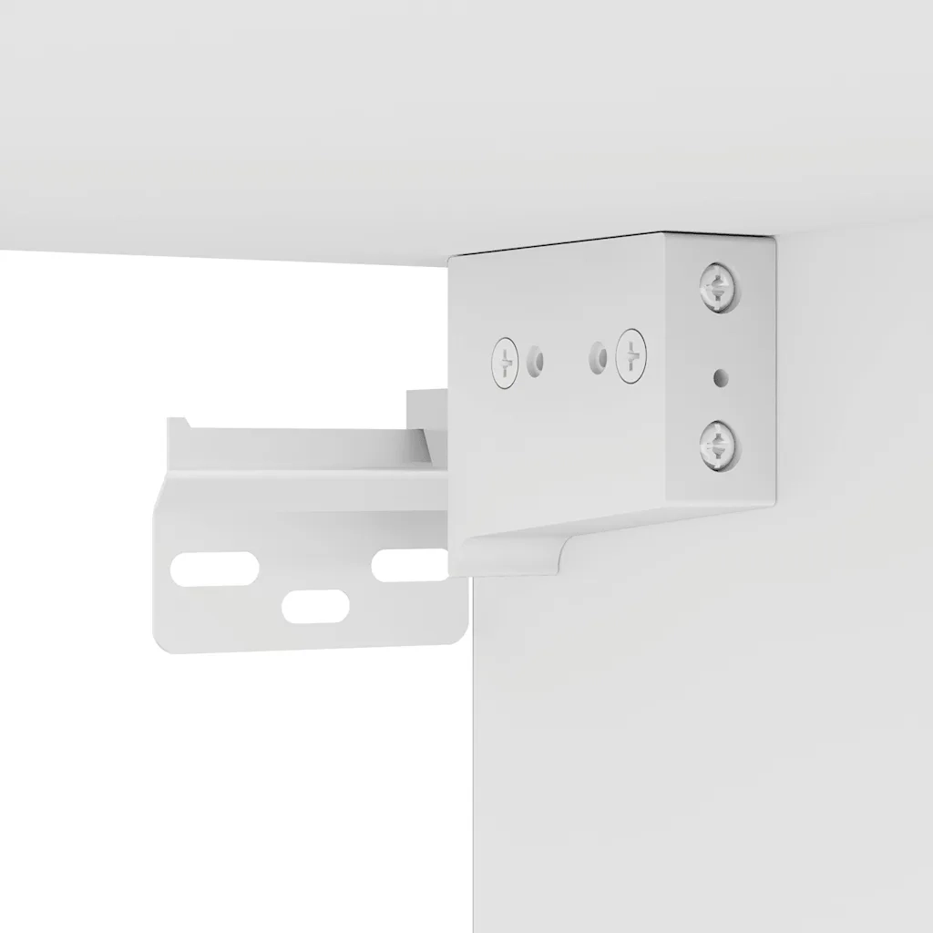 Set Mobili Porta TV 4 pz | Armadietto TV | Mobile Porta TV Bianco in Legno Multistrato