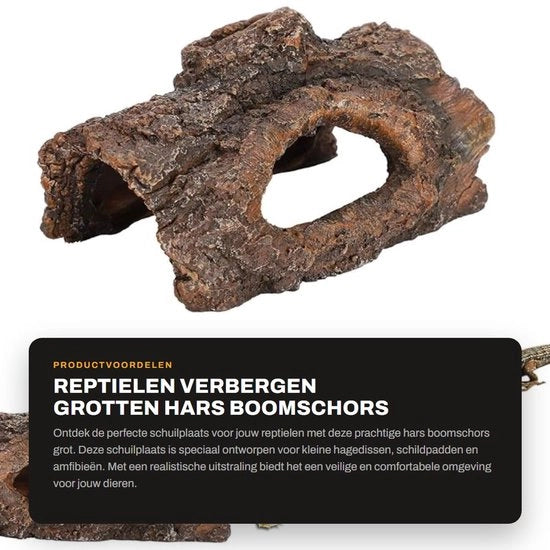 Decorazione per acquario - Riparo per rettili - Grotta per anfibi - Dimensioni 15,5x10x8cm - 100% Nuovo