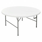 TAVOLO TONDO PIEGHEVOLE 'PARTY' Ø cm 160 x h. 74 - colore bianco  - LIF