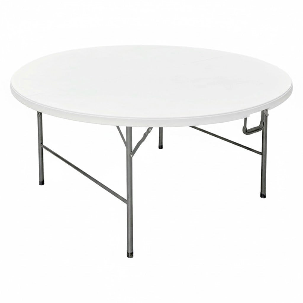 TAVOLO TONDO PIEGHEVOLE 'PARTY' Ø cm 160 x h. 74 - colore bianco  - LIF