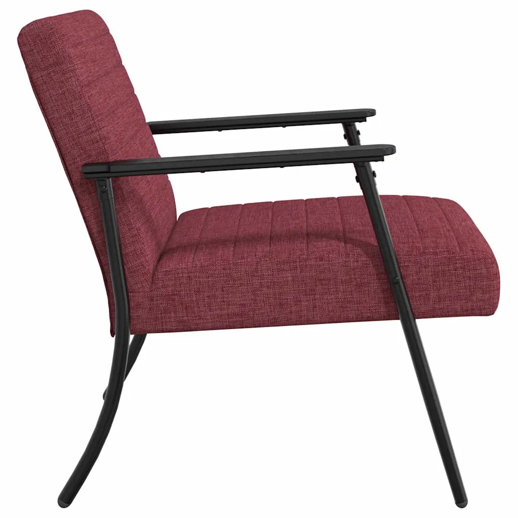 poltrona Rosso Vino 59 x 75 x 78 cm Tessuto 42017673