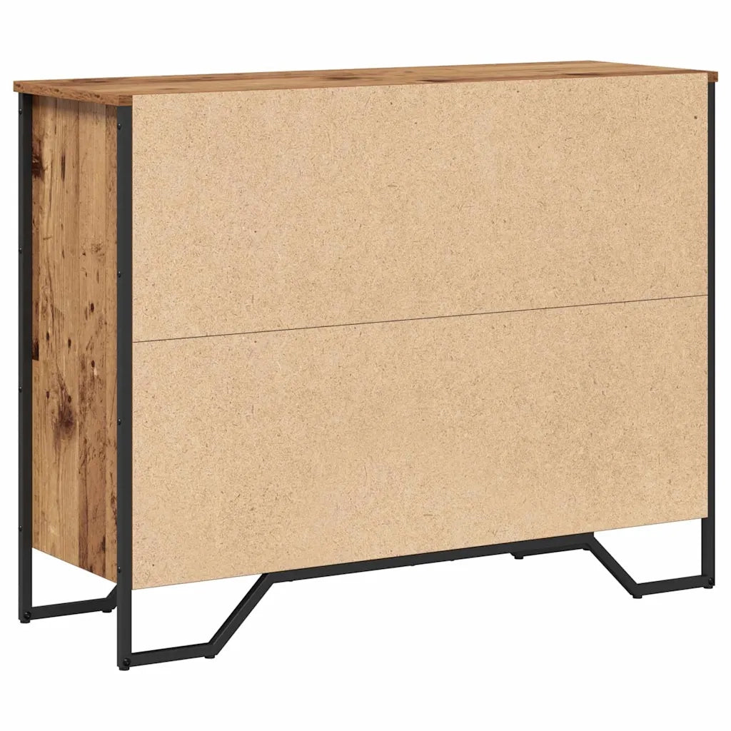 Credenza con cassetto Legno vecchio 97 x 32,5 x 74,5 cm 868776