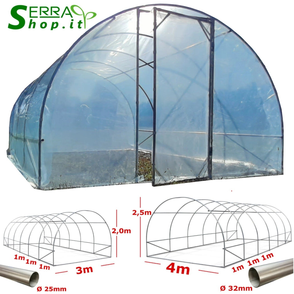 Serra Easy Plus 3x7m con copertura PE 150MC