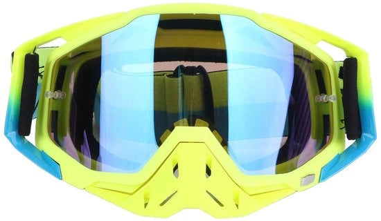 Visore Motoristico Protettivo - Resistente al Impatto - Migliorato Comfort - 2 Pezzi - Visore Motoristico Eterno - Adatto per Motocross e Sci