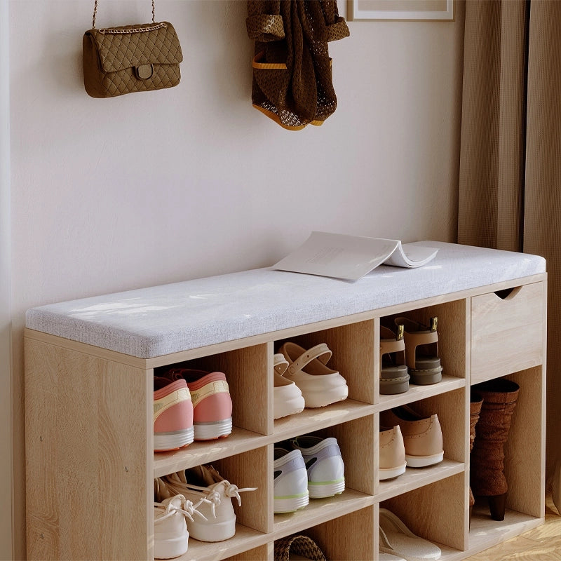 ARMADIETTO PER SCARPE CON SEDUTA LOFT SONOMA PANCA PER INGRESSO CON CASSETTO 100 CM
