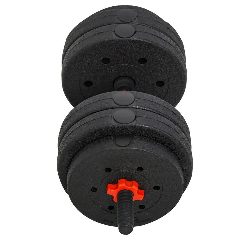 SET 2 IN 1 BILANCIERI E MANUBRIO COMPONIBILE 25 KG