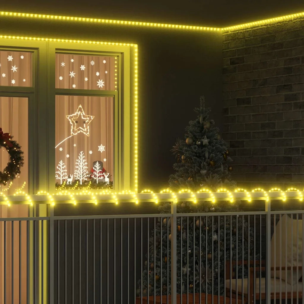 Luce a corda con 480 LED Bianco caldo 20 m PVC CFW4235532