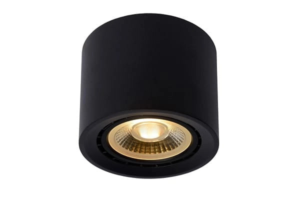 Faretto LED Lucide Fedler GU10 12W nero 2200-3000K