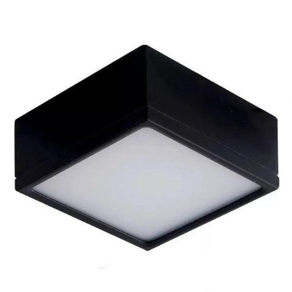 PLAFONIERA DA SOFFITTO A LED 16W NERA KLIO FAN EUROPE