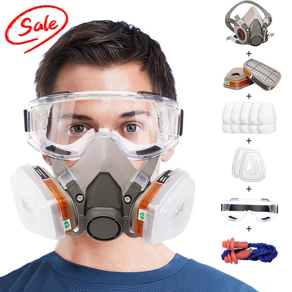 Maschera Respiratoria Integrale 6200 ¨C Xylo ¨C 17 in 1 Filtri Chimici Spray