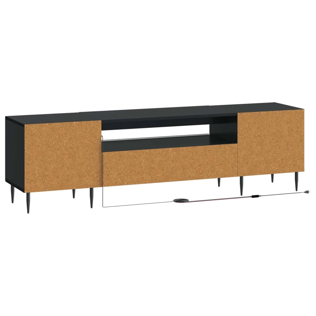 Mobile TV LED Nero Legno ingegnerizzato 896906