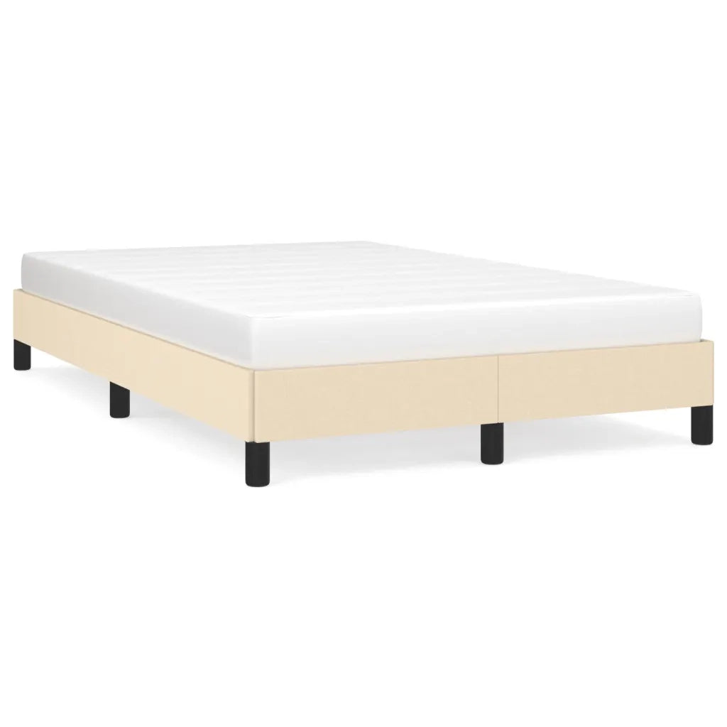 Giroletto senza Materasso-Struttura Letto Crema 120x190cm in Tessuto 275686
