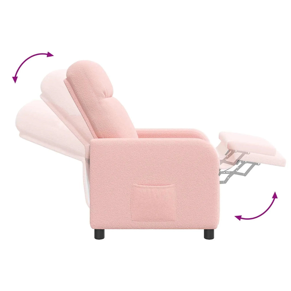 Divano Sedia-Poltrona reclinabile Rosa Boucl¨¦