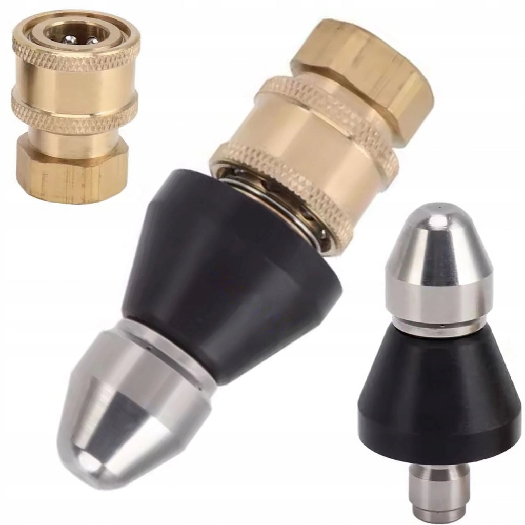Ugello JetClear Fix 7X – 7 Fori (6 Posteriori + 1 Frontale) | Acciaio Inossidabile, Filettatura 1/4"
