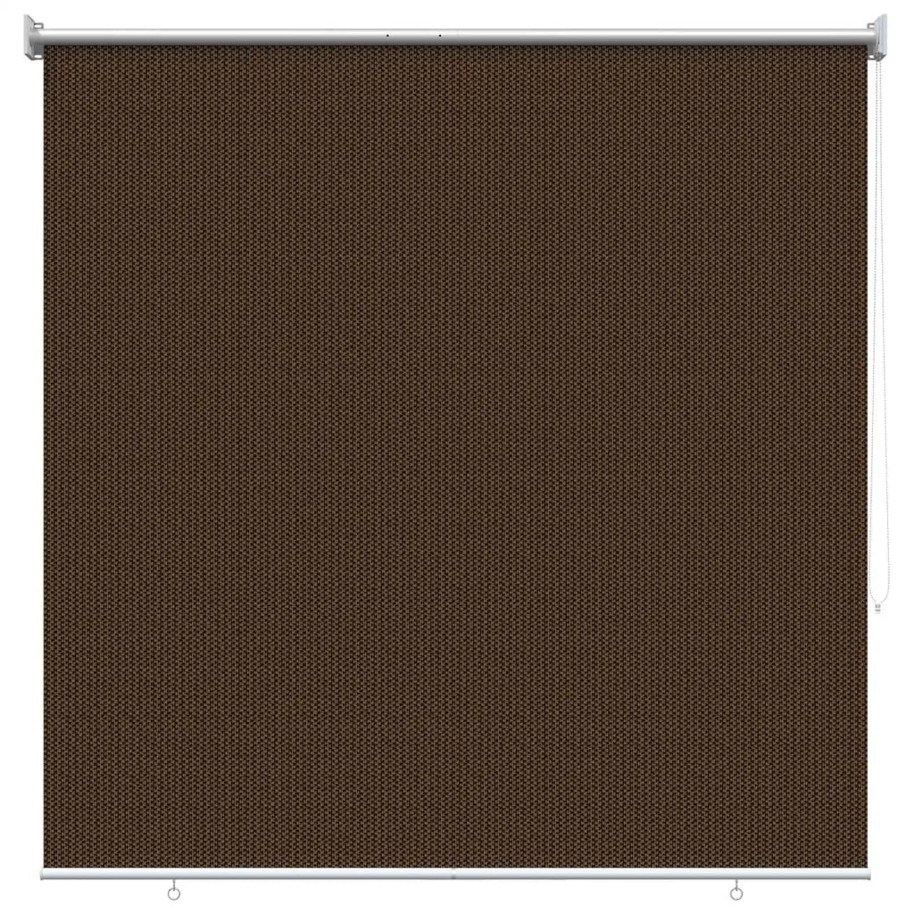 Tenda a Rullo Esterno Blocco UV 90% Marrone 120 x 230 cm HDPE 42036106