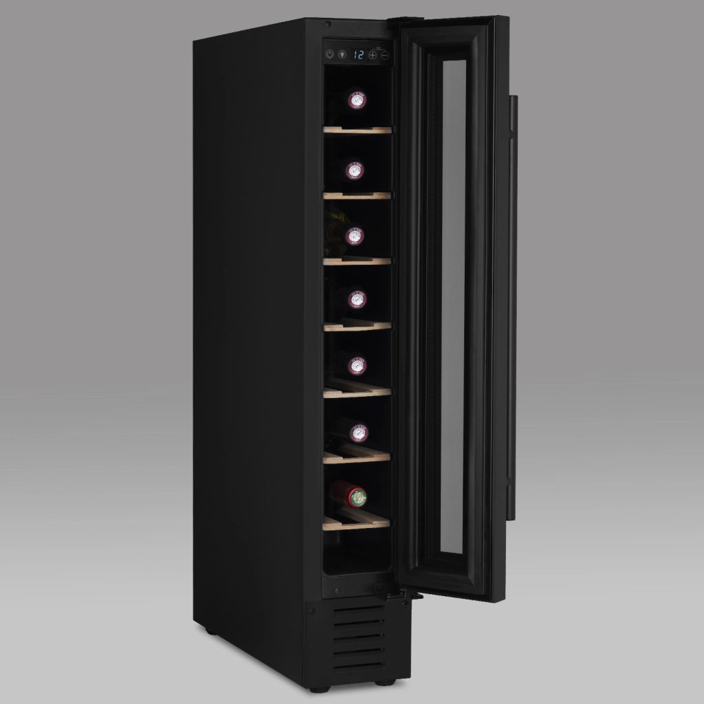 Cantinetta 7 bottiglie nera CAVSEB7