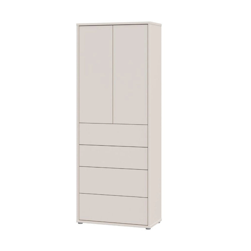 Mobile multiuso Medea 4 cassetti e 2 ante colore cashmere