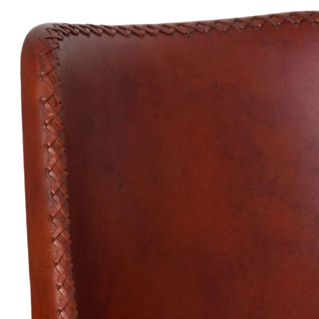 Sedia in metallo marrone 46x46x80h cm