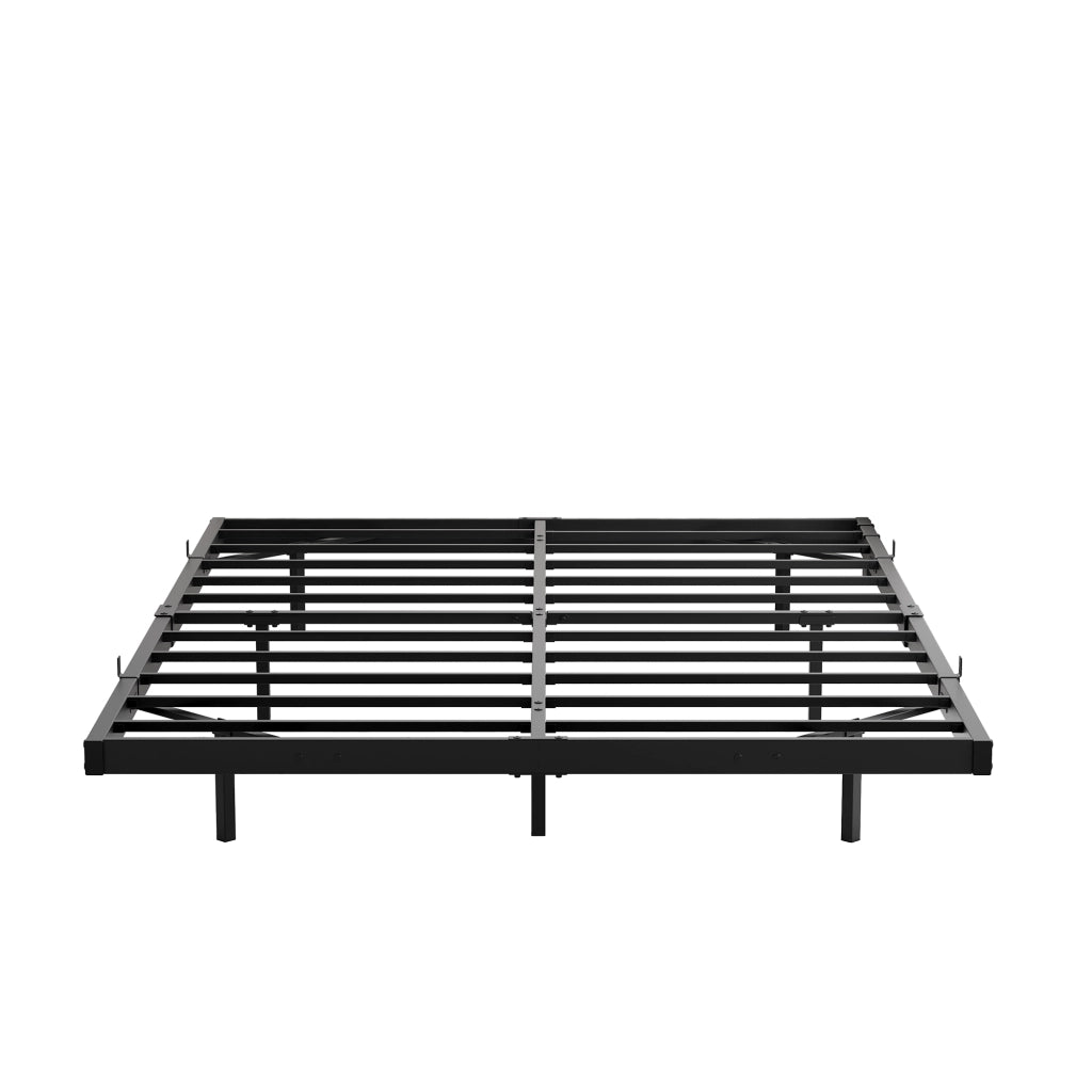 letto metallo nero 140 x 190 cm