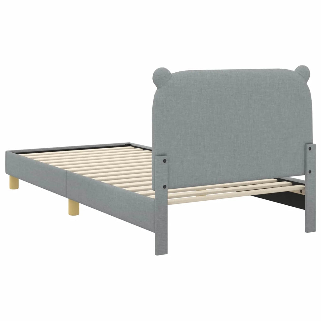 Struttura letto bambini con testata Grigio chiaro 90 x 200 cm 42011224