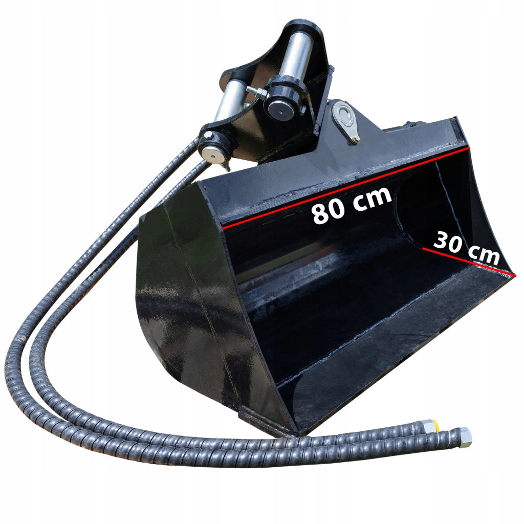 Benna Idraulica Inclinabile 80 cm per Escavatore 4 Tonnellate – Rosfix