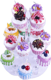 Stand per Cupcake a 3 Livelli - 47 Pollici tra 2 Livelli