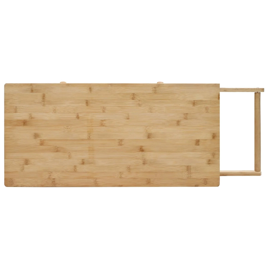 Carrello da Cucina con Ruote Naturale 90,5 x 36 x 86,5 cm Bamb¨´ CFW7358119