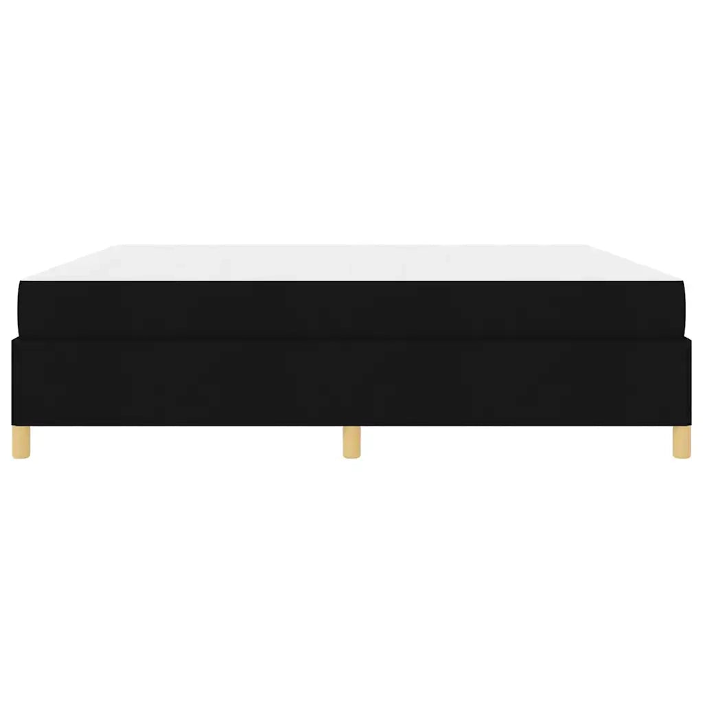 Struttura del letto con materasso Nero 200 x 200 cm Tessuto 3398964