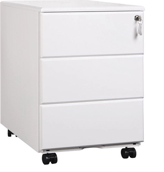 Cassa archivio in metallo con chiusura - Dimensioni: 39x52.4x54 cm - Colore: Nero