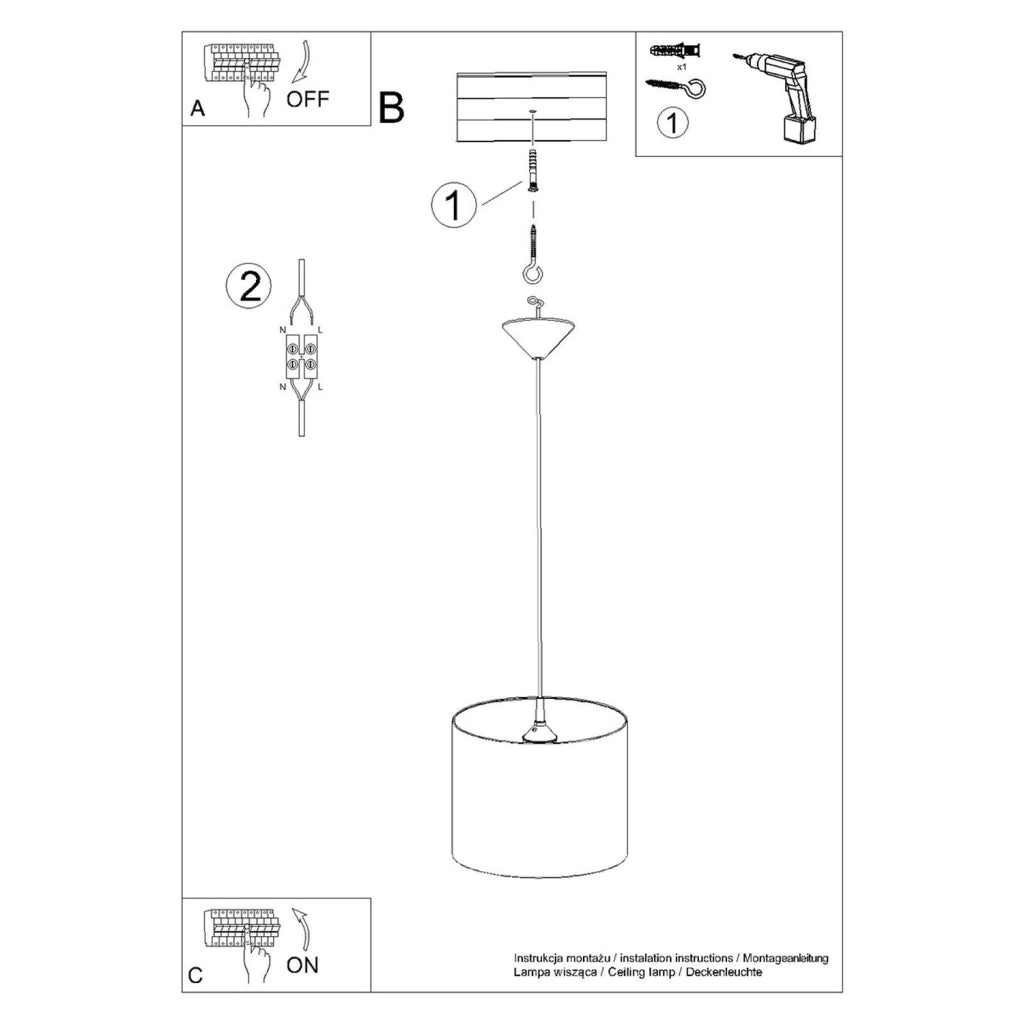 Lampada a sospensione FOOTBALL C 30