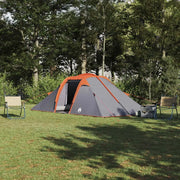 Tenda tunnel-Tenda da campeggio Grigio e arancione 510 x 240 x 156 cm taffet¨¤