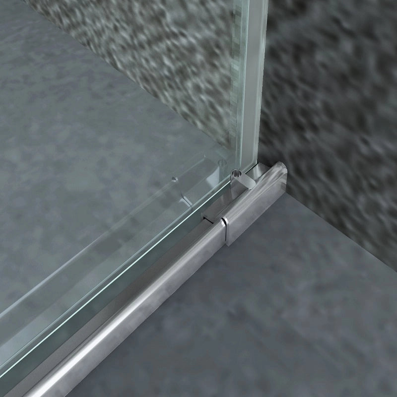 Porta doccia scorrevole soft close cristallo 8mm Trasparente Venezia 140 cm