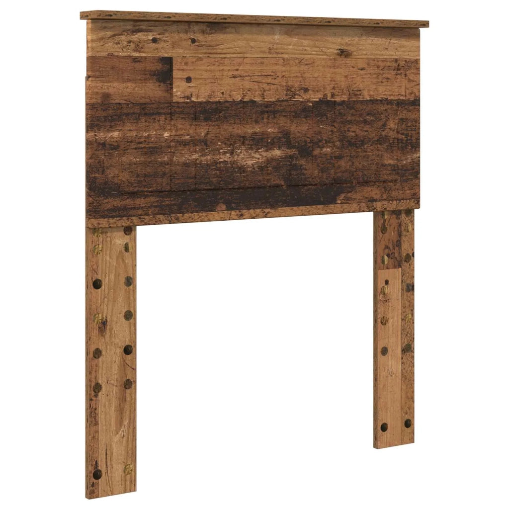 Letto singolo | Letto per adulti | Struttura del letto Legno vecchio 75 x 190 cm Pino massello