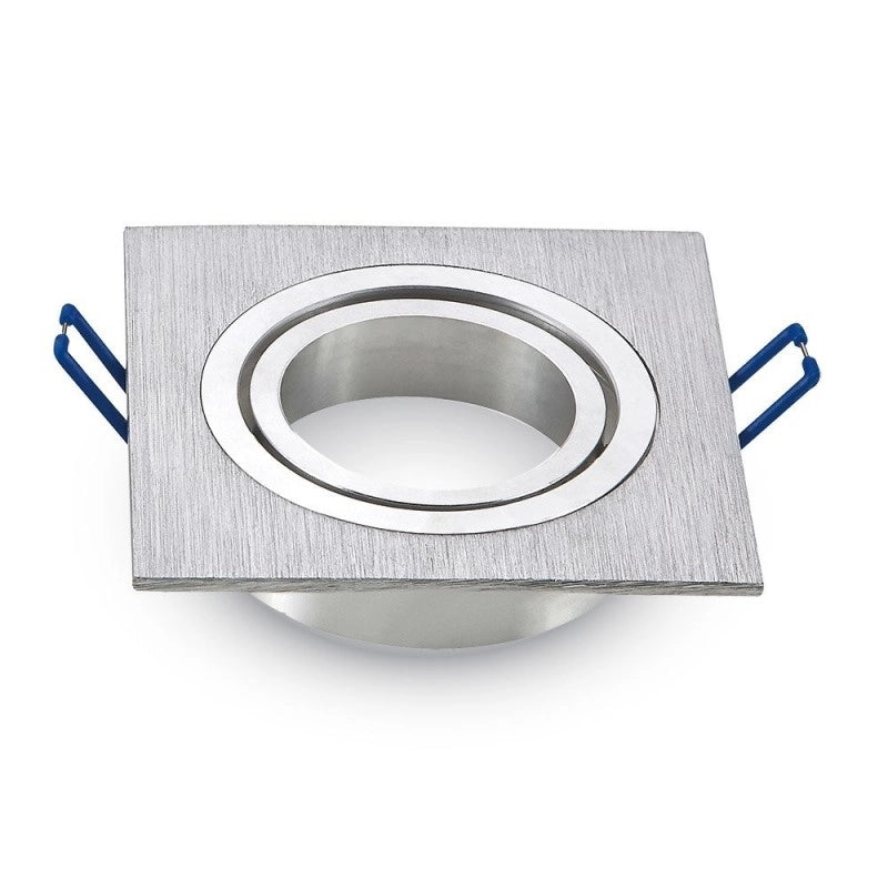 1*GU10 Ratting Square Alluminium Brush