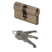 CILINDRO SAGOMATO 0G300 CISA  OTTONE CHIAVI 3 CAMMA DIN MM 90 40+50