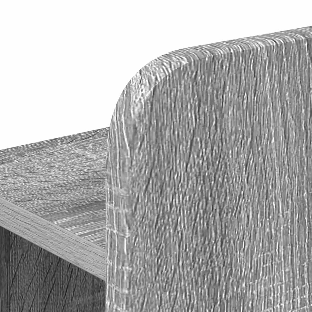 Telaio del letto con storage Sonoma grigio 150 x 200 cm 3433674