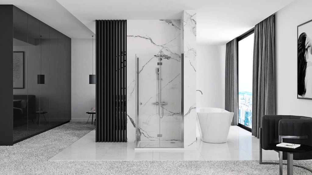 Cabina Doccia Pieghevole Rea Fold N2 Modulare 80x80