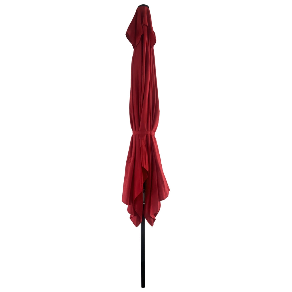 HAPUNAOmbrello rettangolare diritto 2x3m rosso