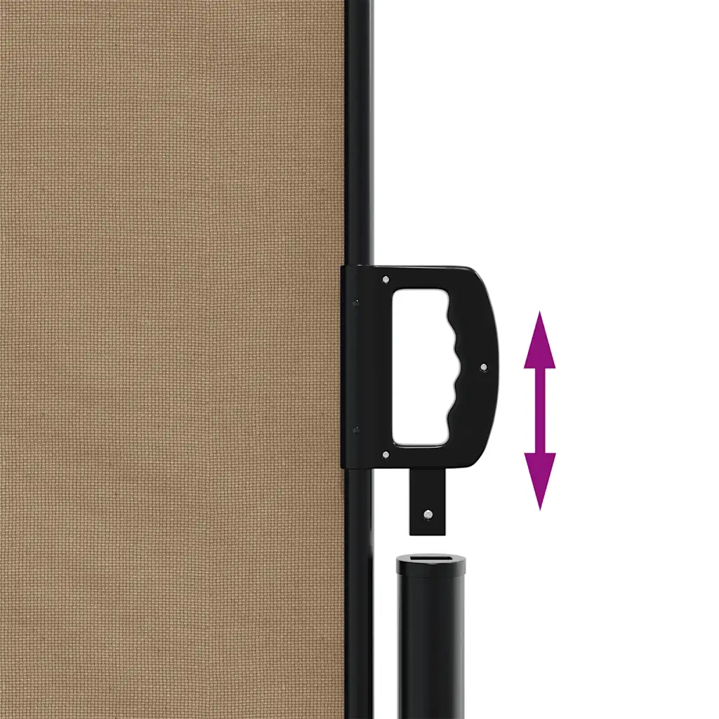 Tenda da Sole | Tenda parasole Laterale Retrattile Tortora 220x300 cm