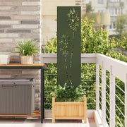 Schermo per privacy in giardino Oliver verde 32 x 140 cm 876213